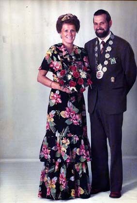 Königspaar 1975/1977 Hans und Karin Becker